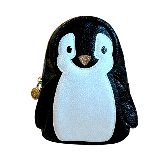 Bath & Body Works Handbags - Bath & Body Works Black and White Penguin Cosmetic Bag